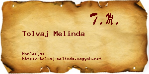 Tolvaj Melinda névjegykártya
